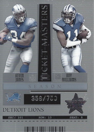 Biglietto rookies stars 2005 - biglietto,